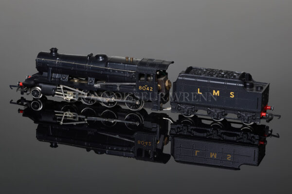 Wrenn W2225 LMS WARTIME BLACK 8042 Class 8F 2-8-0 Freight Locomotive-2204