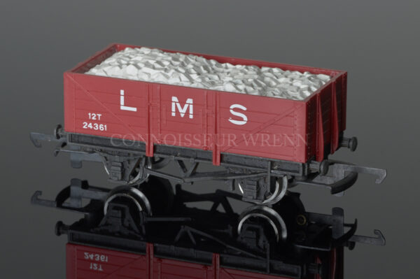 Wrenn W5032 Coal Wagon "LMS" alternative 12T Open with Load Rolling Stock-1487