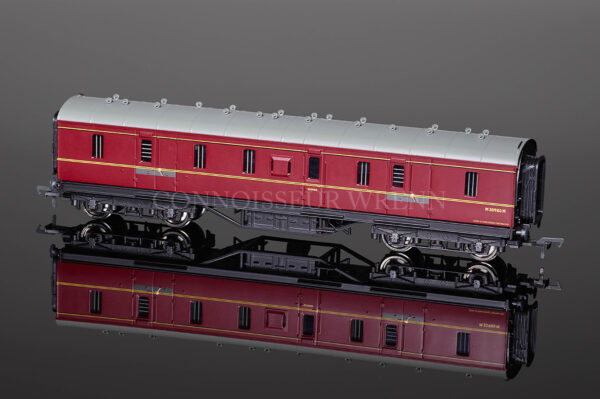 Bachmann Branch-Line Model Railways BR Maroon (EX LMS) 50ft Parcels Van 34-325A-3026