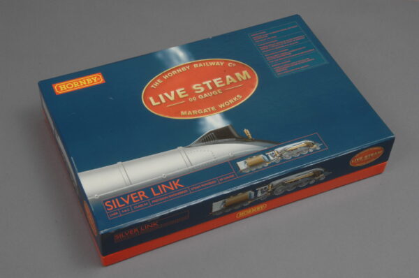 Hornby Model Railways "Silver Link" A4 Pacific Class LIVE STEAM Locomotive R2367-0
