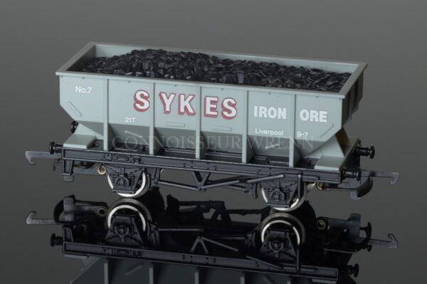 Wrenn Hopper Wagon "Sykes Iron Ore No.7" Grey Rolling Stock W5082-1659