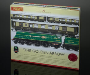 Hornby Model Railways "The Golden Arrow" Battle of Britain Class Box Set R2369-0