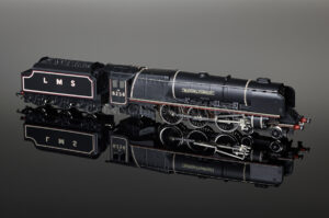Wrenn "Sir William Stanier 6256" Duchess Class 8P 4-6-2 LMS Black Locomotive W2227A-0