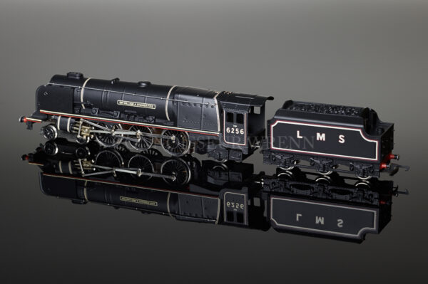 Wrenn "Sir William Stanier 6256" Duchess Class 8P 4-6-2 LMS Black Locomotive W2227A-1912