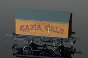 Wrenn Salt Wagon "SAXA SALT" 10T Low Roof Van Rolling Stock W4665P-0