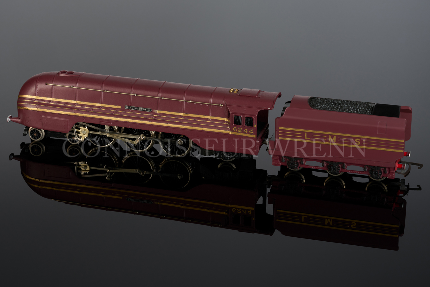 Wrenn P4 (Aug-1985) Coronation Class LMS Maroon King George VI Streamlined W2302 - Image 2