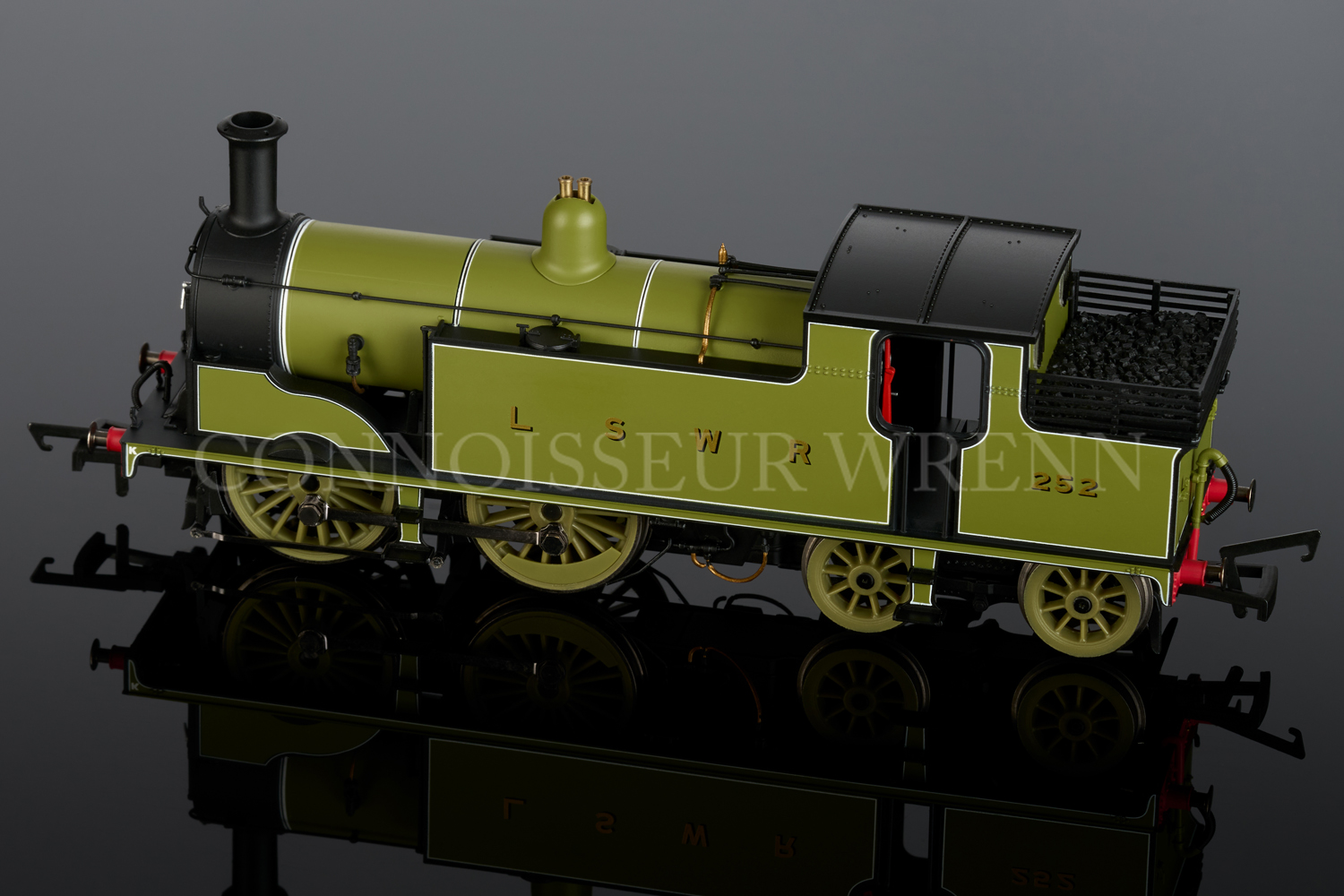 Hornby Railways DCC ready LSWR 0-4-4T Class M7 engine no. 252 model R2678 - Image 2