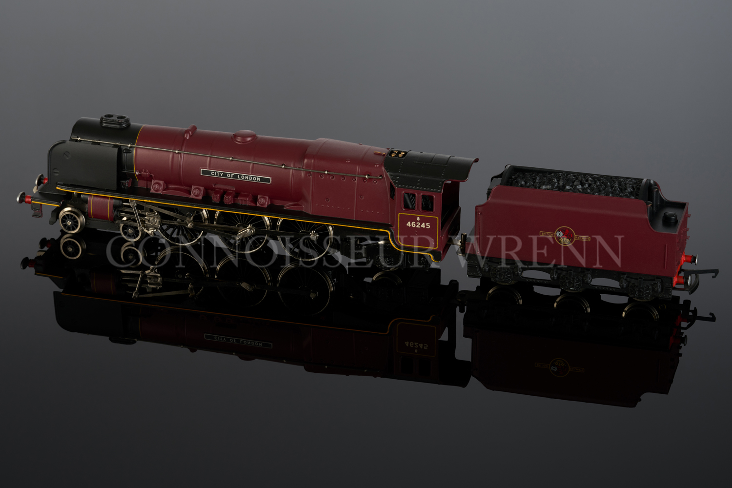 Wrenn P4 (Mar 1988) City of London 46245 Duchess Class 8P BR Maroon W2226 M2 5P - Image 2