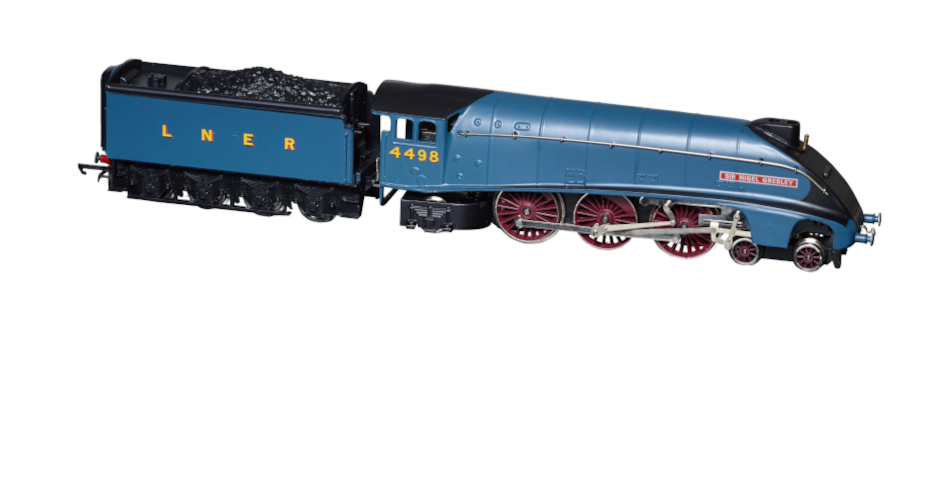 This locomotive was produced by Wrenn for a short period between 1991-1992. This particular example is one of only 53 reported to having been made. The locomotive is complete in every respect and includes its original box. The date stamp 11392 confirming build date March 92.