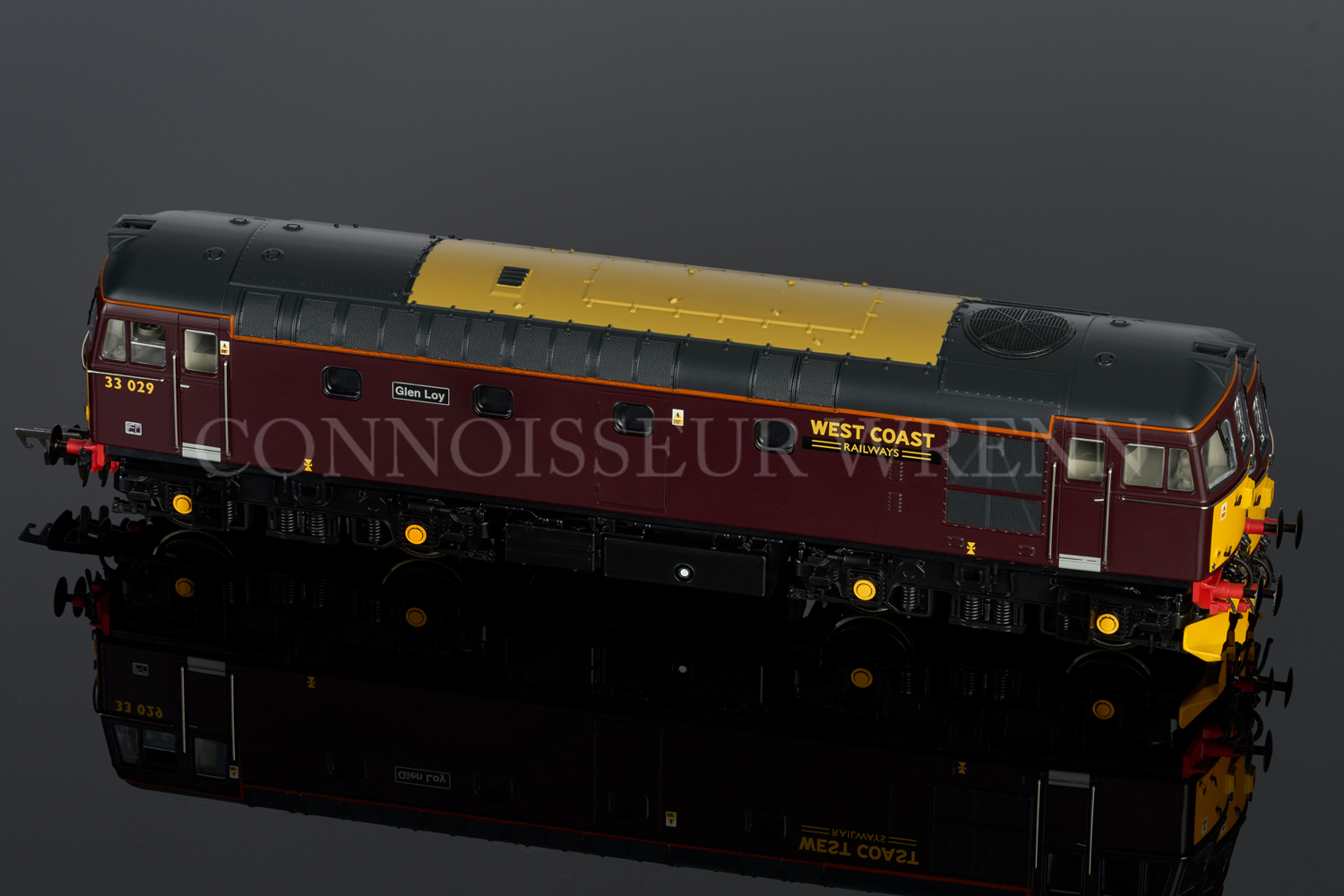 Heljan Maroon Class 33/0 West Country Railways Glen Loy 33 029 ref: 33711