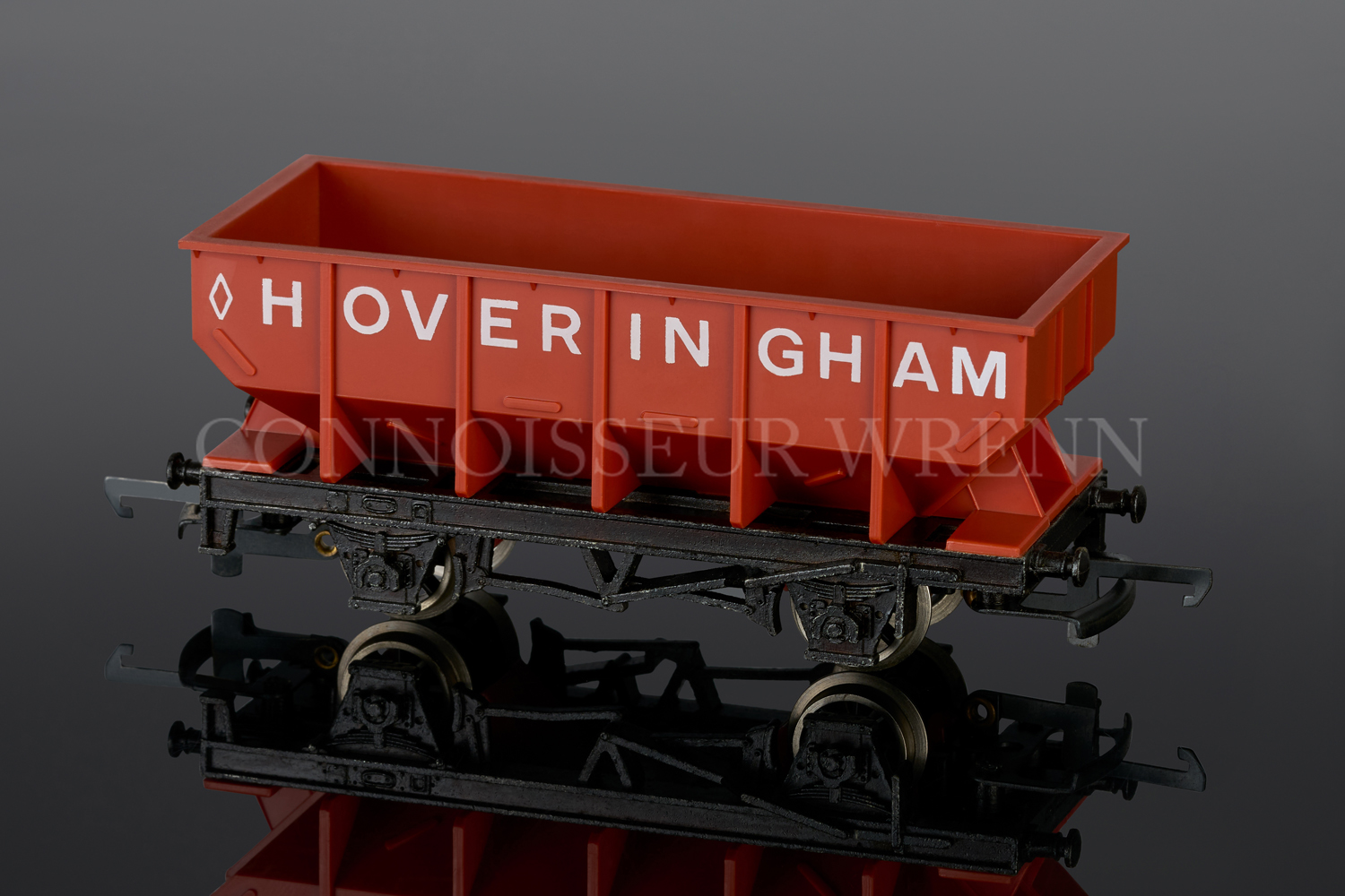 Wrenn Hopper Wagon Hoveringham Red/Brown no numbering model W5036 - Image 2