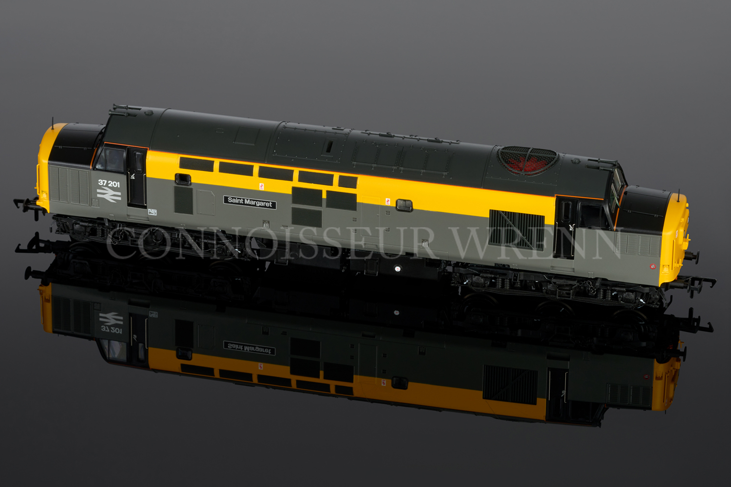 Bachmann DCC Sound Class 37/0 BR Engineers Grey & Yellow St Margaret 35-308sfx - Image 2