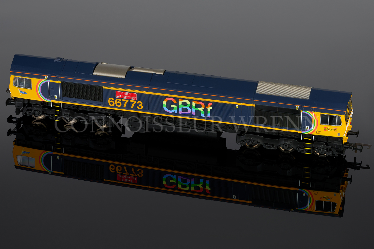 Hornby Railways DCC fitted Class 66 GBRf Pride of GB Railfreight 66 773 ref: R30023 - Image 2